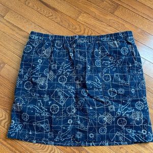 Lands’ End World Grid Nautical Skort ~ 16 ~